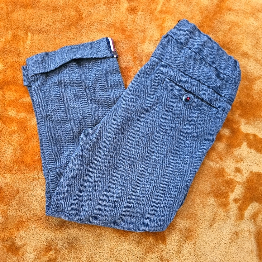 Fore axel & Hudson herringbone 4t golf pants Slacks Gray Blue
